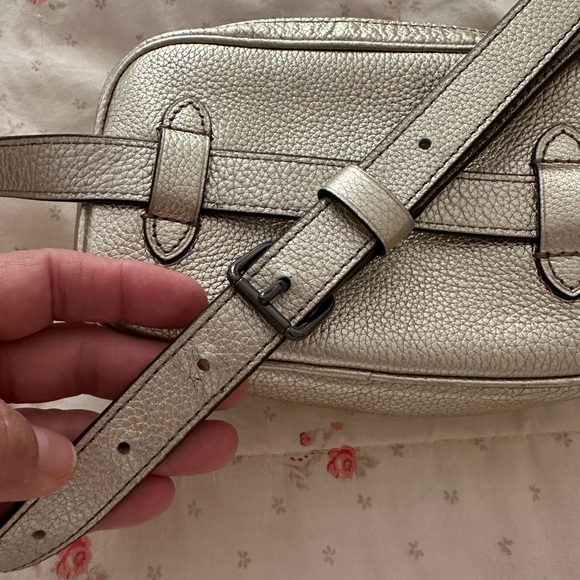 Coach Metallic Silver Crossbody Bag - Picture 9 of 12